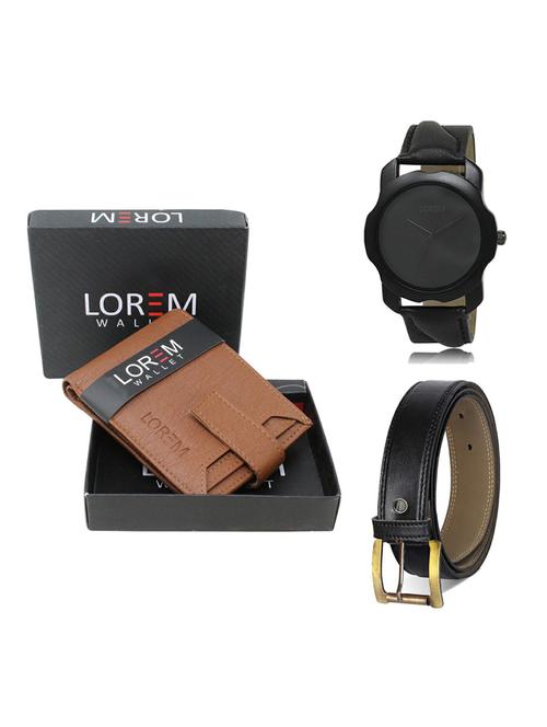 belt, wallet & watch gift combo - 19374146 - Very Small Image - 1