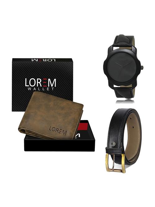 belt, wallet & watch gift combo - 19374161 - Very Small Image - 1