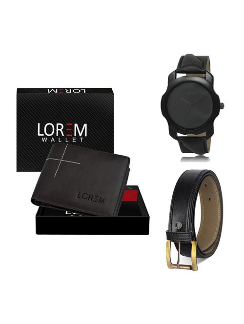 belt, wallet & watch gift combo - 19374177 - Very Small Image - 1