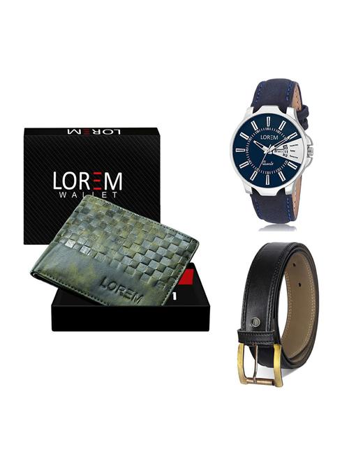 belt, wallet & watch gift combo - 19374219 - Very Small Image - 1
