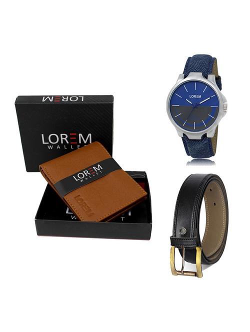 belt, wallet & watch gift combo - 19374229 - Very Small Image - 1