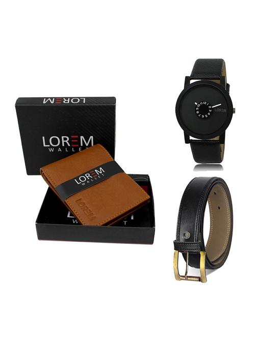belt, wallet & watch gift combo - 19374274 - Very Small Image - 1
