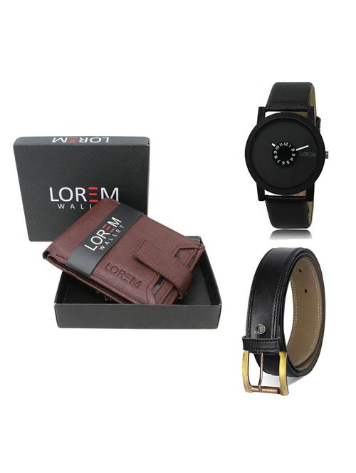 belt, wallet & watch gift combo - 19374280 - Very Small Image - 1