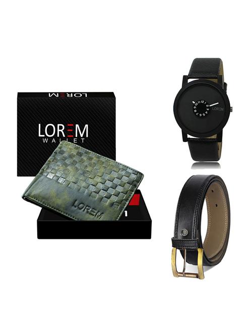 belt, wallet & watch gift combo - 19374309 - Very Small Image - 1
