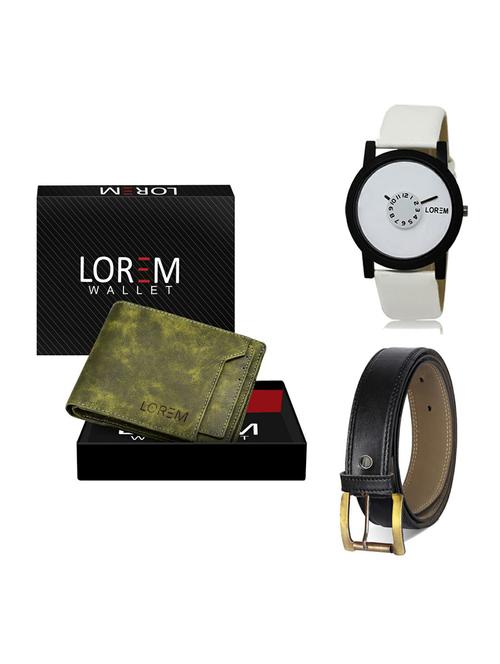 belt, wallet & watch gift combo - 19374332 - Very Small Image - 1