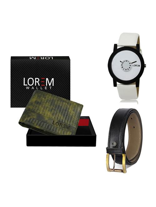 belt, wallet & watch gift combo - 19374346 - Very Small Image - 1