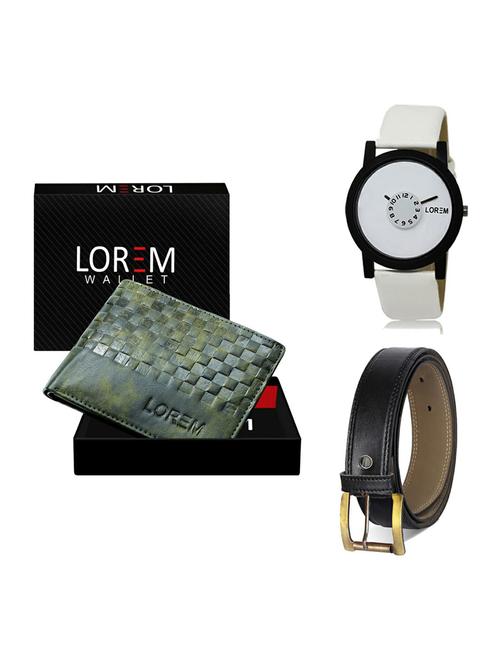 belt, wallet & watch gift combo - 19374354 - Very Small Image - 1