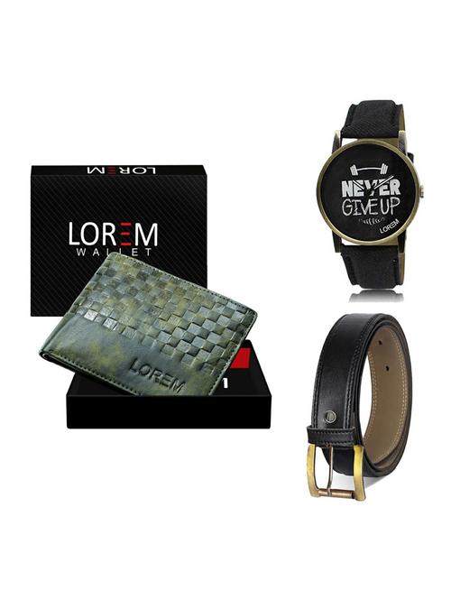 belt, wallet & watch gift combo - 19374399 - Very Small Image - 1