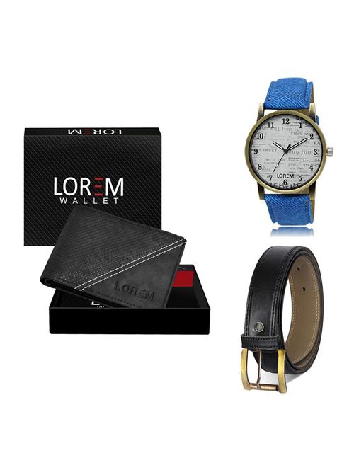belt, wallet & watch gift combo - 19374441 - Very Small Image - 1