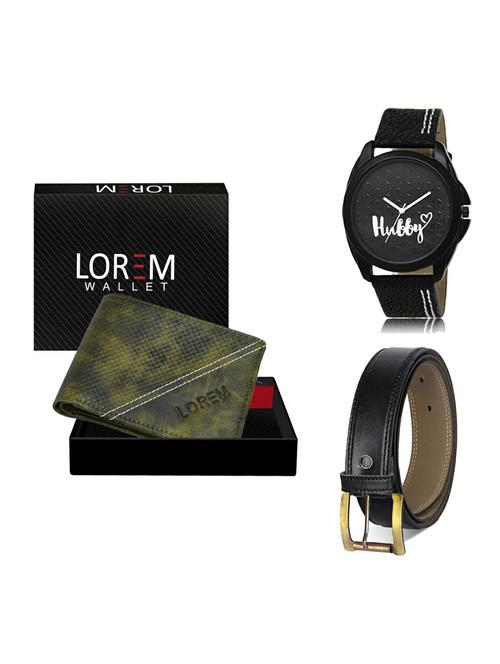 belt, wallet & watch gift combo - 19374575 - Very Small Image - 1