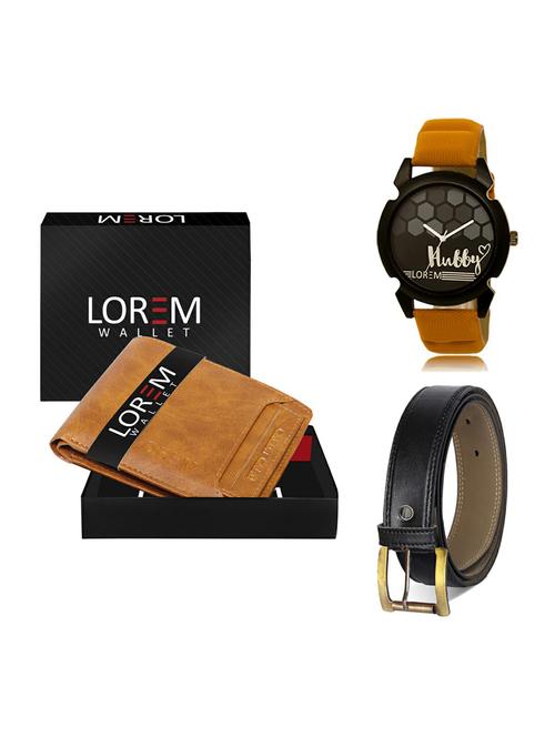 belt, wallet & watch gift combo - 19374592 - Very Small Image - 1