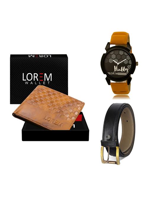 belt, wallet & watch gift combo - 19374623 - Very Small Image - 1