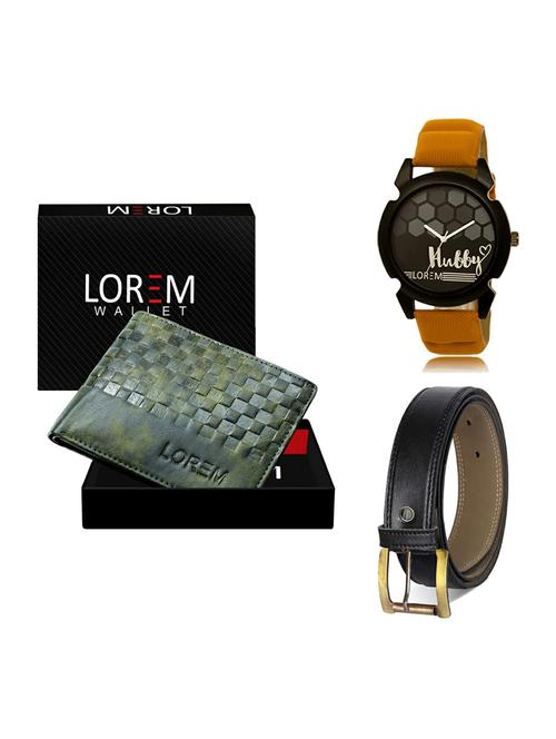 belt, wallet & watch gift combo - 19374624 - Very Small Image - 1
