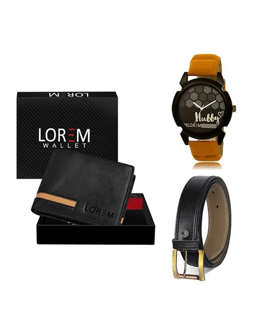belt, wallet & watch gift combo - 19374628 - Very Small Image - 1