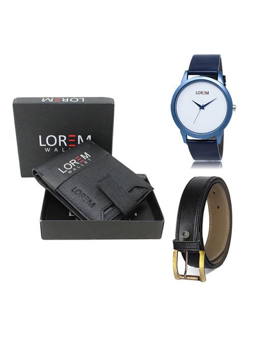 belt, wallet & watch gift combo - 19374639 - Very Small Image - 1