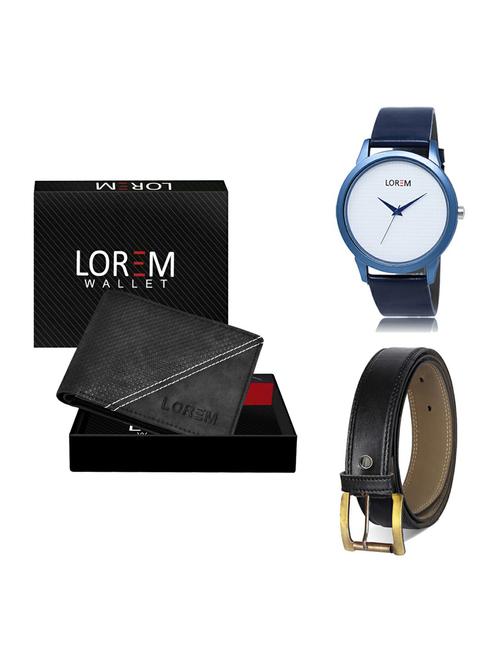 belt, wallet & watch gift combo - 19374666 - Very Small Image - 1