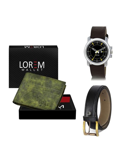 belt, wallet & watch gift combo - 19374693 - Very Small Image - 1