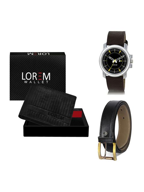 belt, wallet & watch gift combo - 19374707 - Very Small Image - 1
