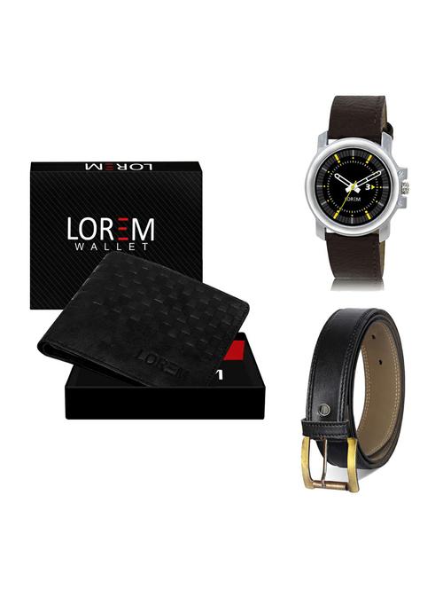belt, wallet & watch gift combo - 19374715 - Very Small Image - 1
