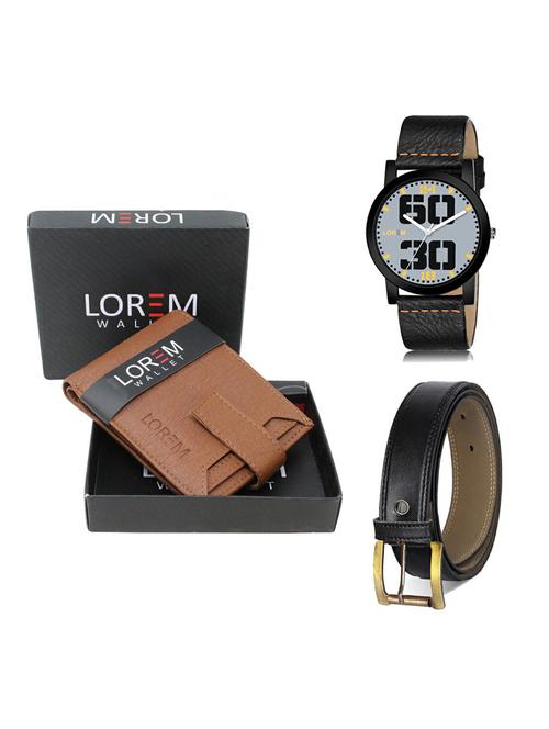 belt, wallet & watch gift combo - 19374731 - Very Small Image - 1