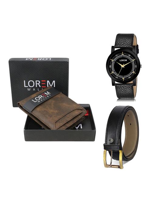 belt, wallet & watch gift combo - 19374771 - Very Small Image - 1