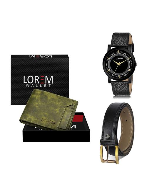 belt, wallet & watch gift combo - 19374782 - Very Small Image - 1