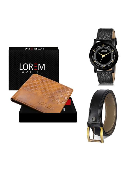 belt, wallet & watch gift combo - 19374803 - Very Small Image - 1