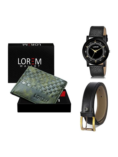 belt, wallet & watch gift combo - 19374804 - Very Small Image - 1