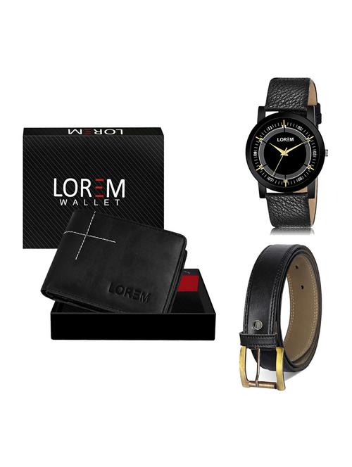 belt, wallet & watch gift combo - 19374806 - Very Small Image - 1