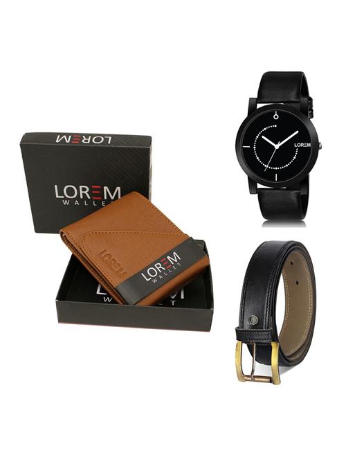 belt, wallet & watch gift combo - 19374813 - Very Small Image - 1