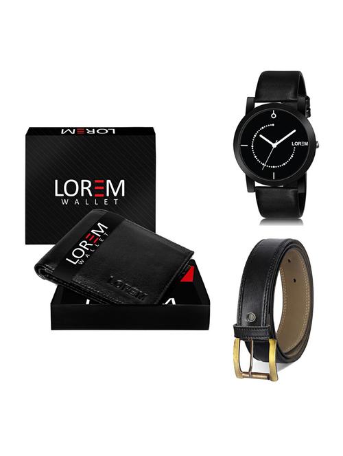 belt, wallet & watch gift combo - 19374826 - Very Small Image - 1