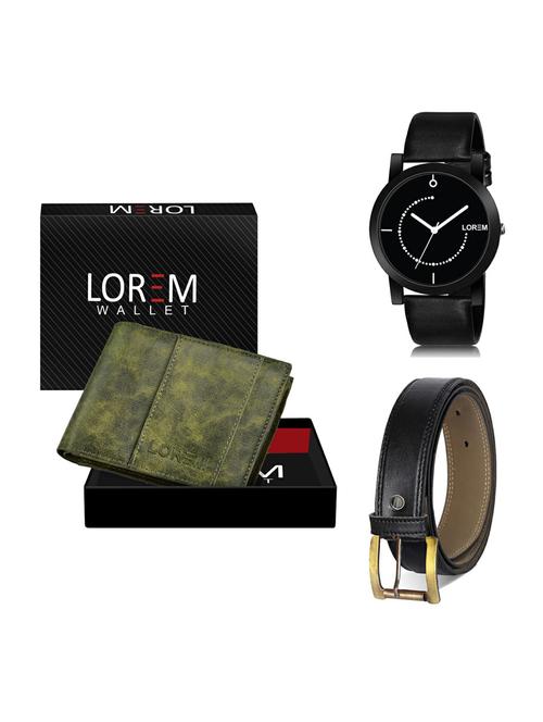 belt, wallet & watch gift combo - 19374829 - Very Small Image - 1