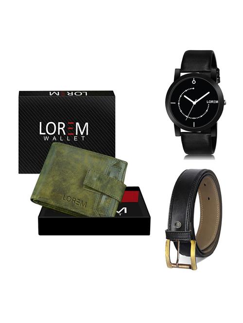 belt, wallet & watch gift combo - 19374833 - Very Small Image - 1