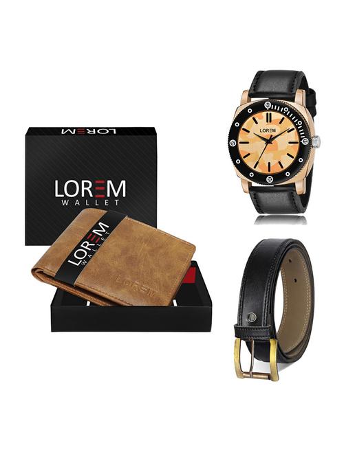 belt, wallet & watch gift combo - 19374869 - Very Small Image - 1