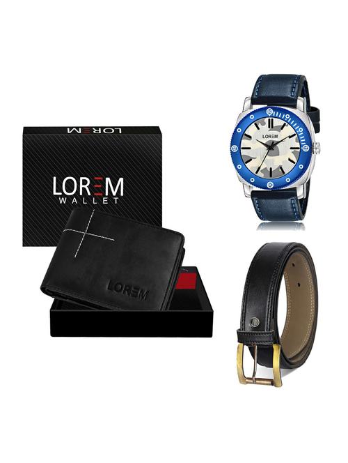 belt, wallet & watch gift combo - 19374986 - Very Small Image - 1