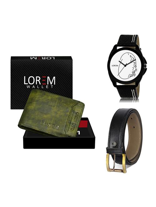 belt, wallet & watch gift combo - 19375018 - Very Small Image - 1