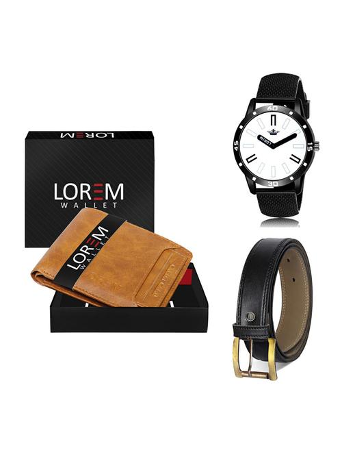 belt, wallet & watch gift combo - 19375087 - Very Small Image - 1