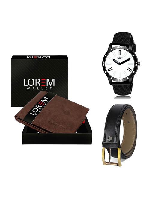 belt, wallet & watch gift combo - 19375093 - Very Small Image - 1