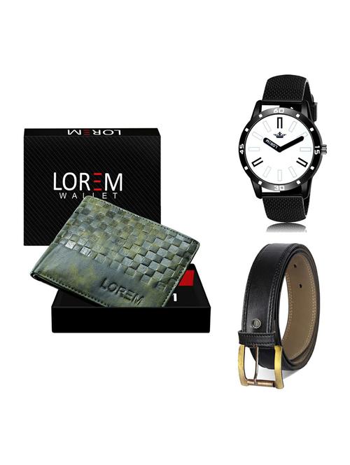 belt, wallet & watch gift combo - 19375119 - Very Small Image - 1