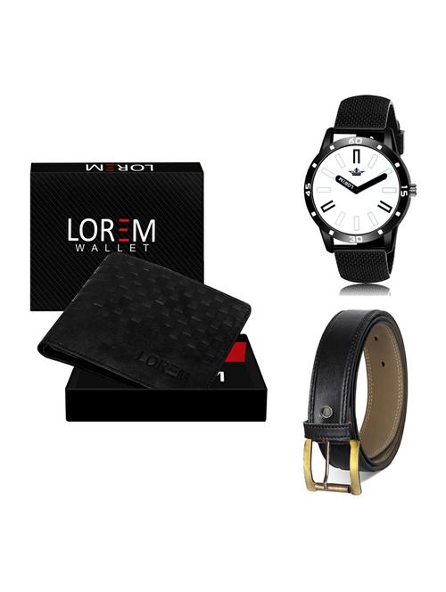 belt, wallet & watch gift combo - 19375120 - Very Small Image - 1