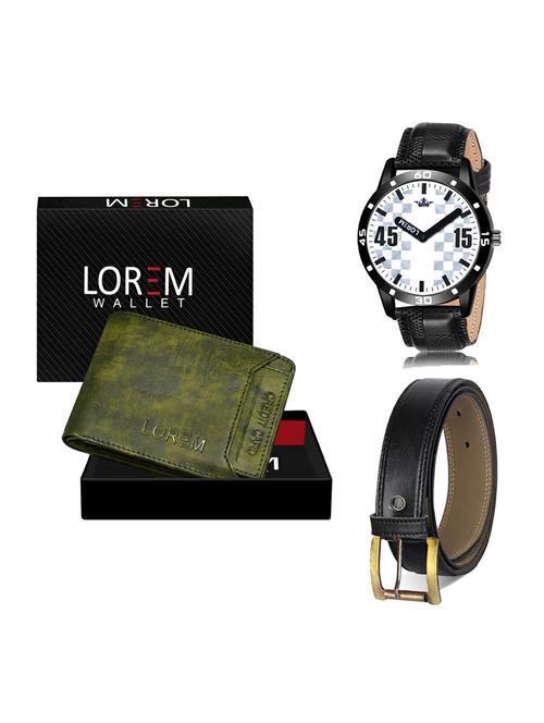 belt, wallet & watch gift combo - 19375153 - Very Small Image - 1