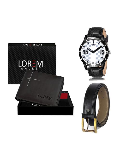 belt, wallet & watch gift combo - 19375167 - Very Small Image - 1