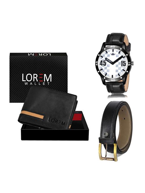 belt, wallet & watch gift combo - 19375168 - Very Small Image - 1