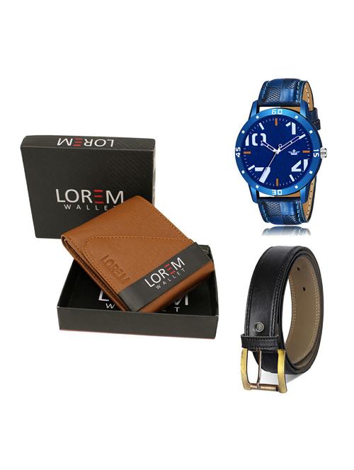 belt, wallet & watch gift combo - 19375173 - Very Small Image - 1