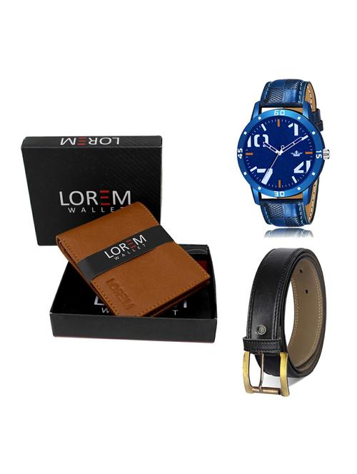 belt, wallet & watch gift combo - 19375174 - Very Small Image - 1