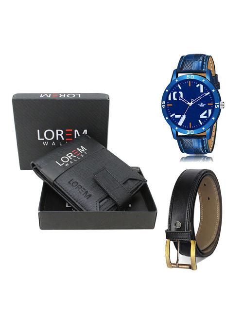 belt, wallet & watch gift combo - 19375179 - Very Small Image - 1