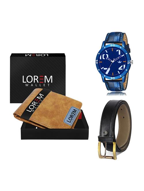 belt, wallet & watch gift combo - 19375182 - Very Small Image - 1