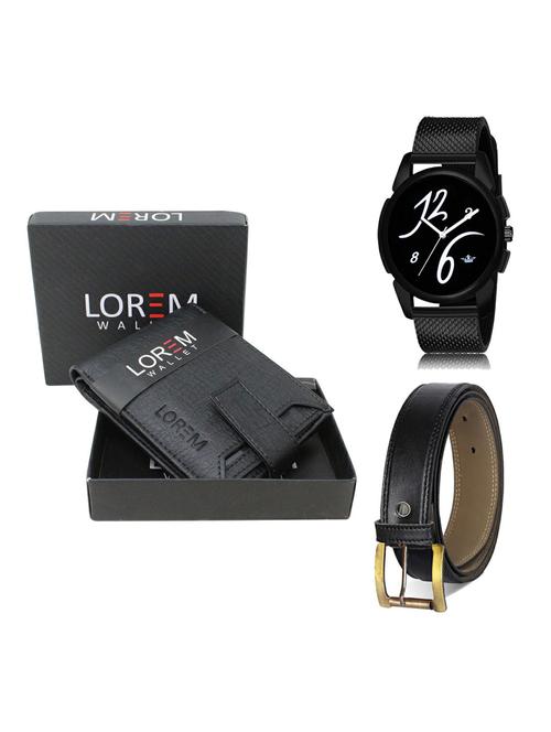 belt, wallet & watch gift combo - 19375269 - Very Small Image - 1