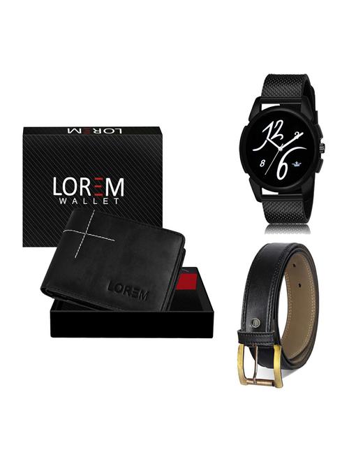 belt, wallet & watch gift combo - 19375301 - Very Small Image - 1