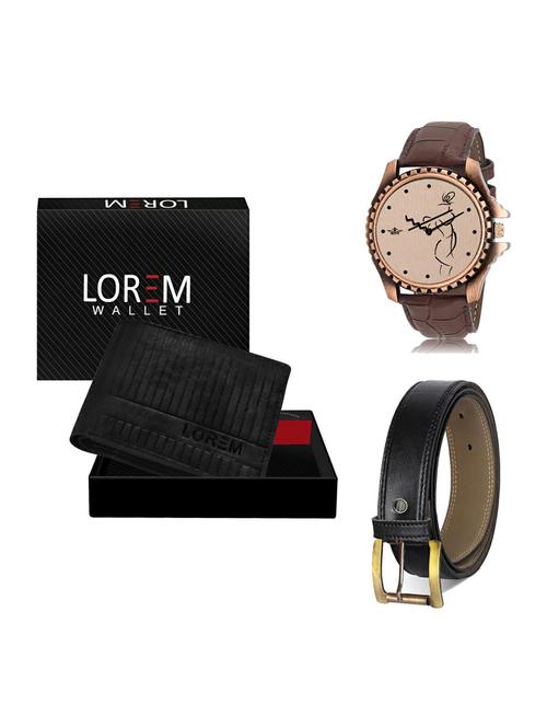 belt, wallet & watch gift combo - 19375472 - Very Small Image - 1
